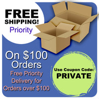 Free Priority Shipping For Orders Over $100