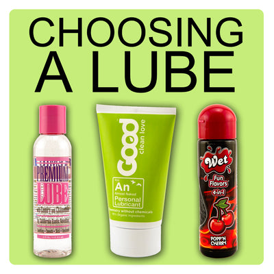 Choosing a lubricant for sex