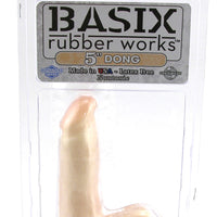 Basix 5 Inch Dildo Package Front