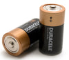 Two Duracell C Batteries